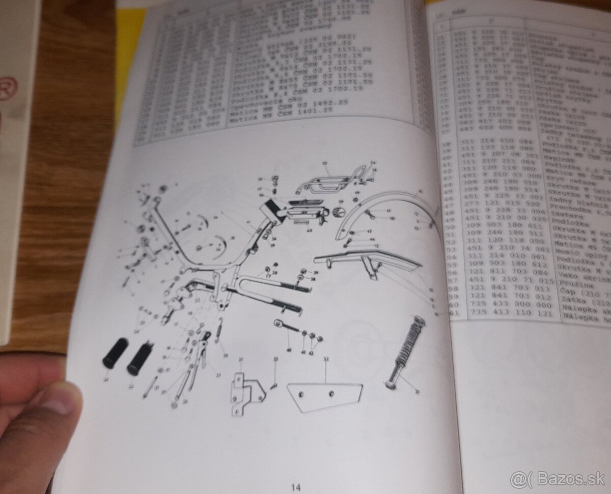 Originálne katalógy ND a vlajky Jawa 50 Babetta / Stella - 6