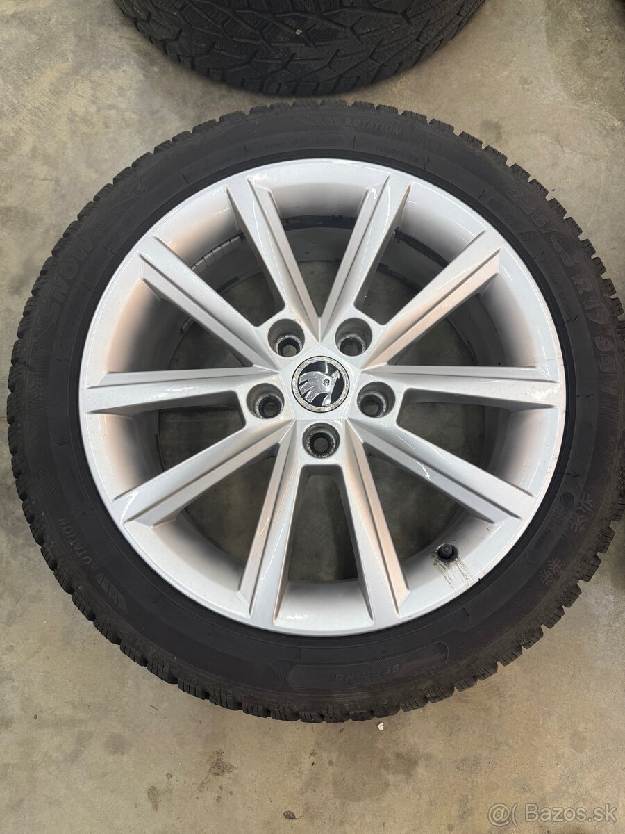 Zimná sada 5x112 r17 - Originál sada Škoda - 6
