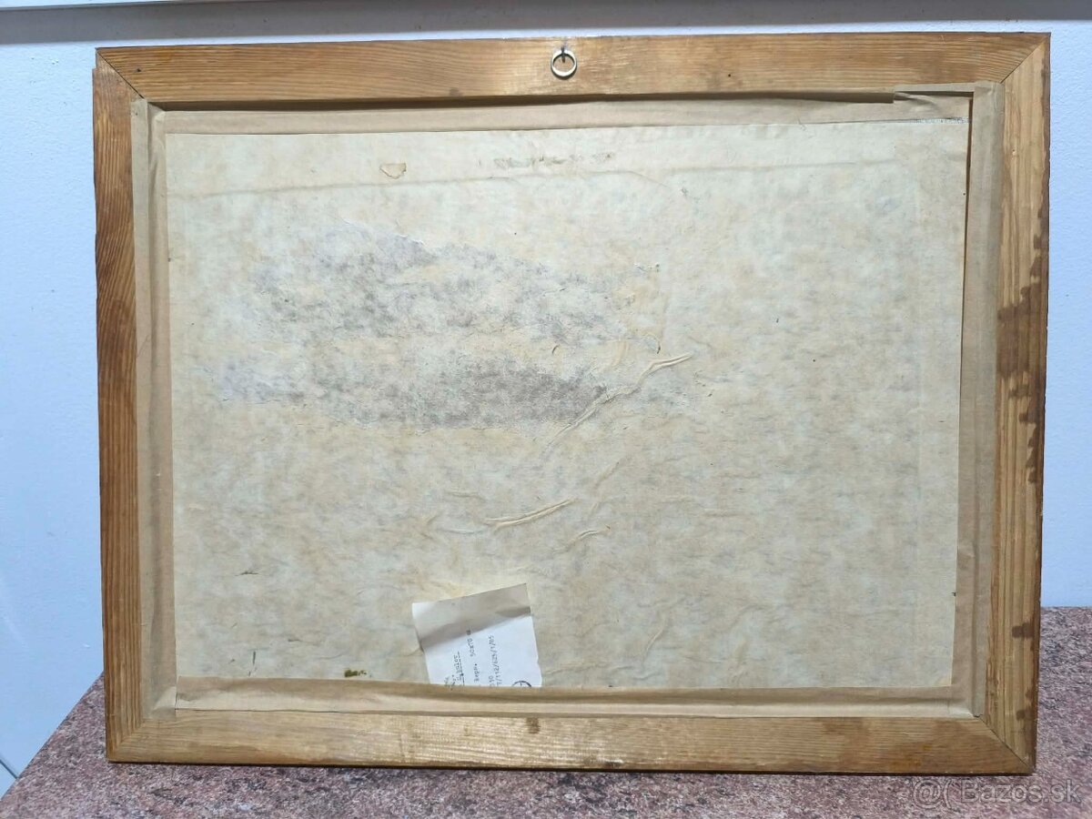 Olejomaľba - dievča pod Tatrami - 6