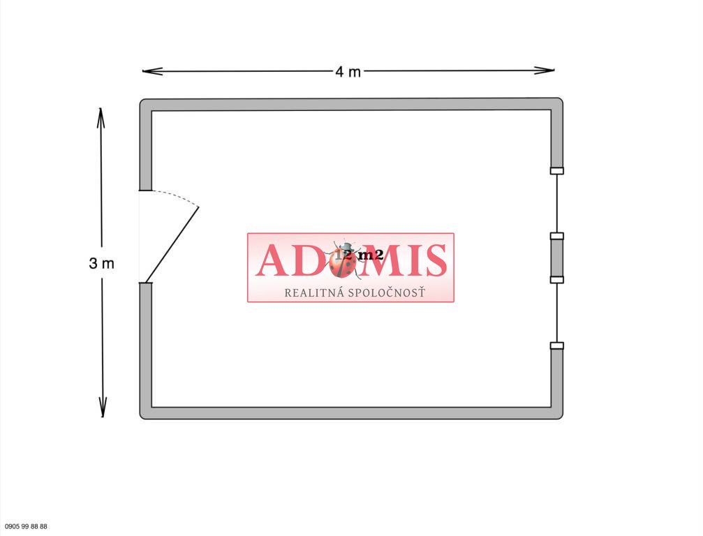 ADOMIS - prenájom priestorov 20m2 Rooseveltova 6 Košice, ved - 6