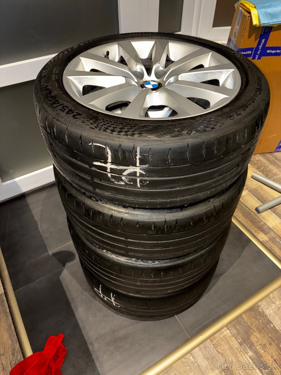 Disky R18 245/45 Originál BMW 5 f10,F11 - 6