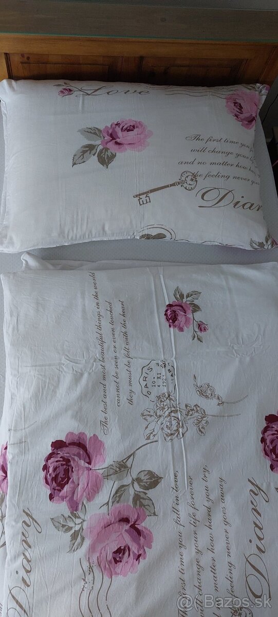 Bavlnené 4-dielné kvetinové obliečky - 6