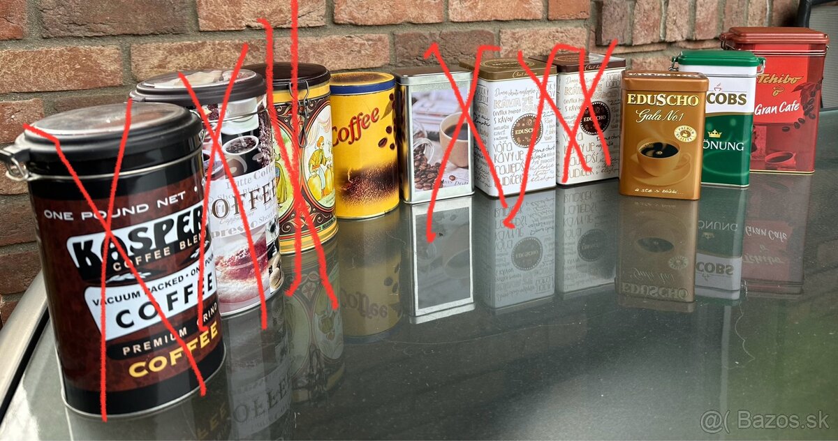 krabičky, dózy na kávu/čaj/cukrovinky/drobnosti/všeličo - 6