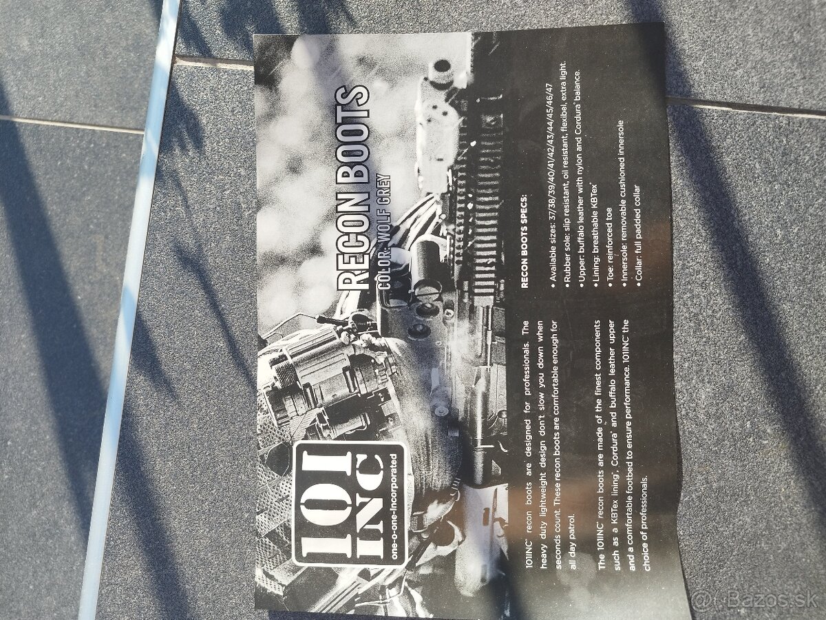 101-INC Tactical combat boots recon - 6