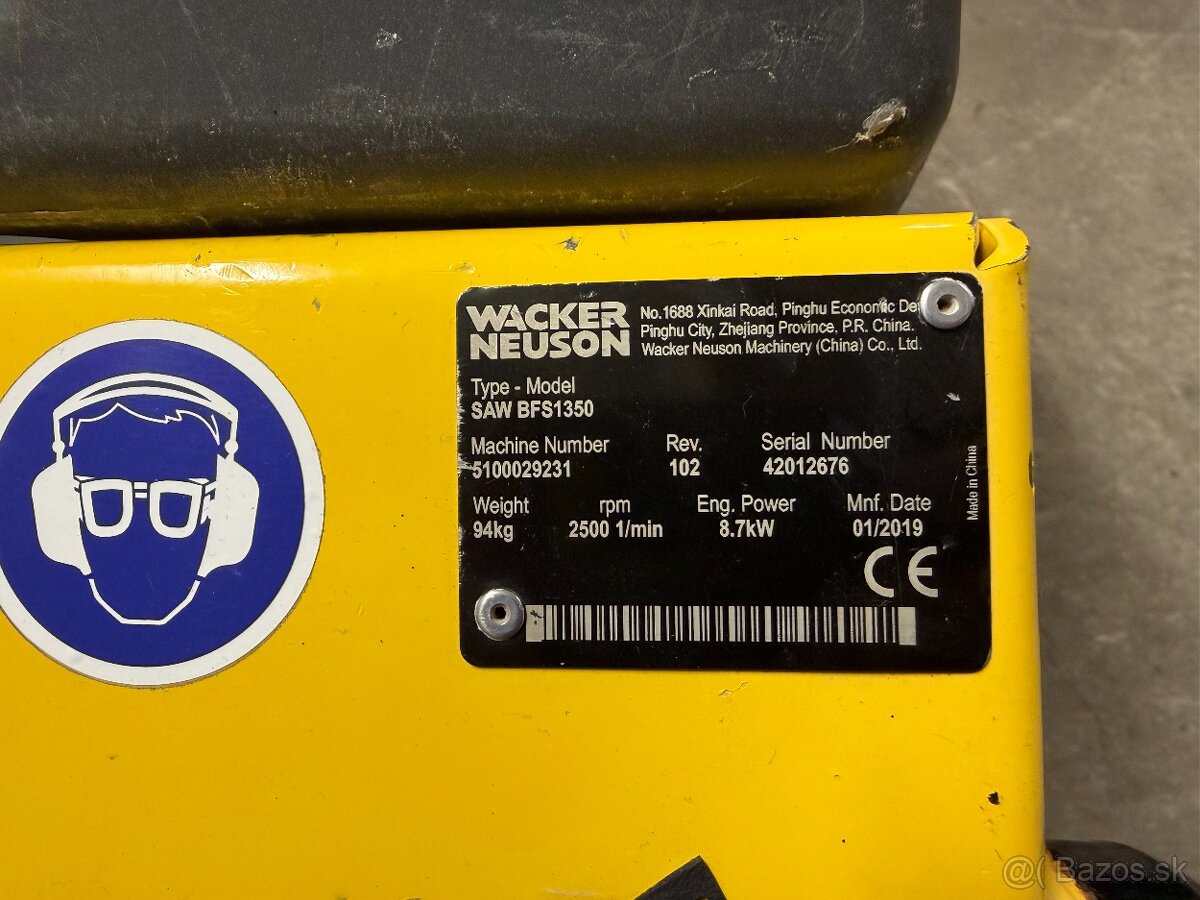 Rezačka špár Wacker Neuson BFS1035 500mm 2019 - 6