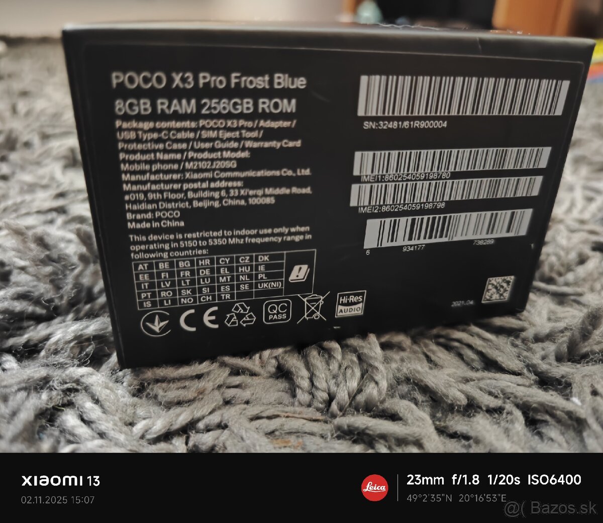 Poco X3 PRO 8/256 - 6