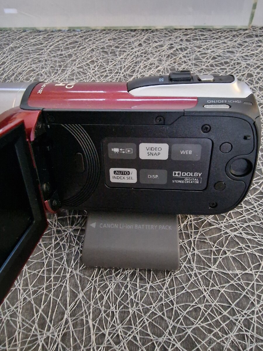 Mini kamera Canon HD. SD. Funkčná. - 6