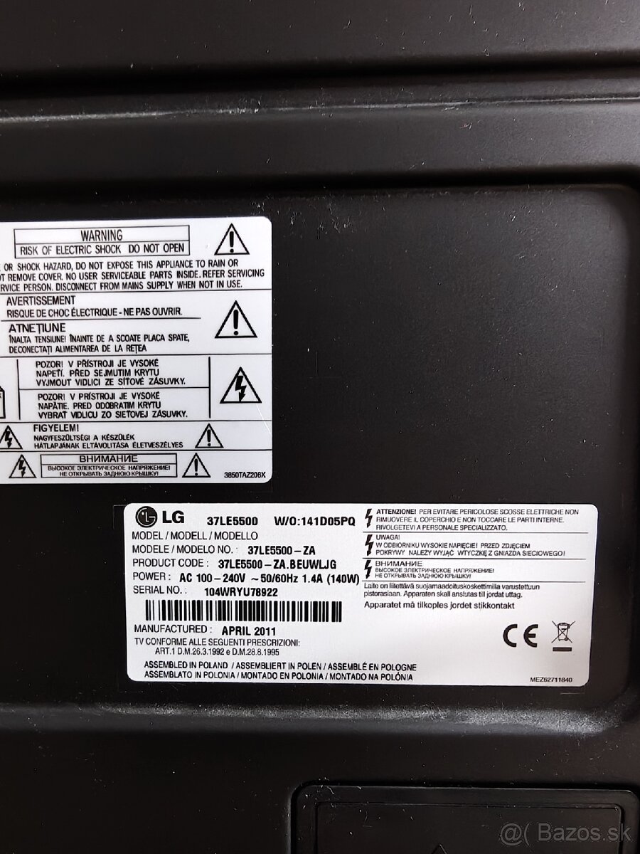 Televízor LG 37LE5500 - 6