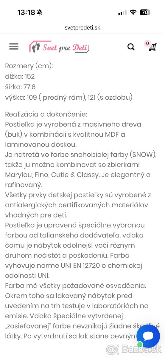 Detská postieľka - 6