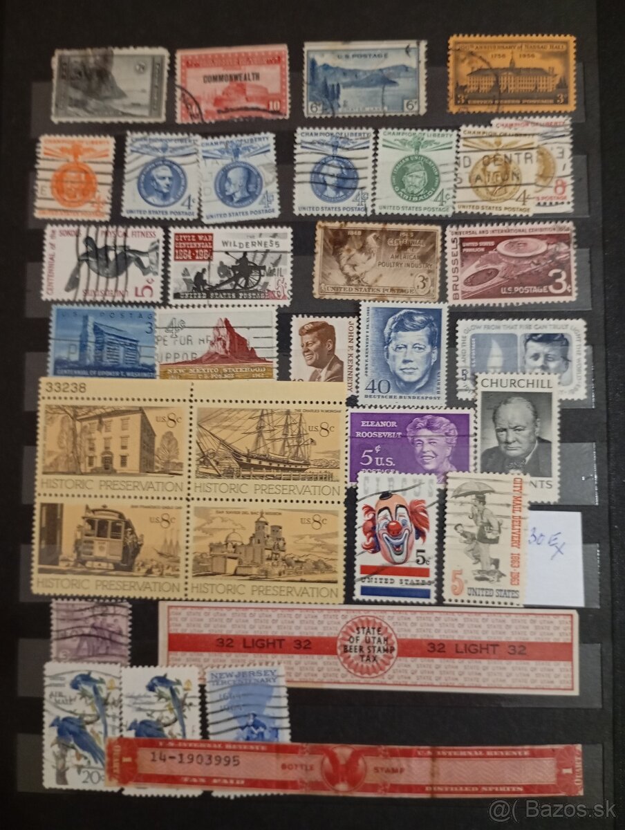 Album známok USA. - 6