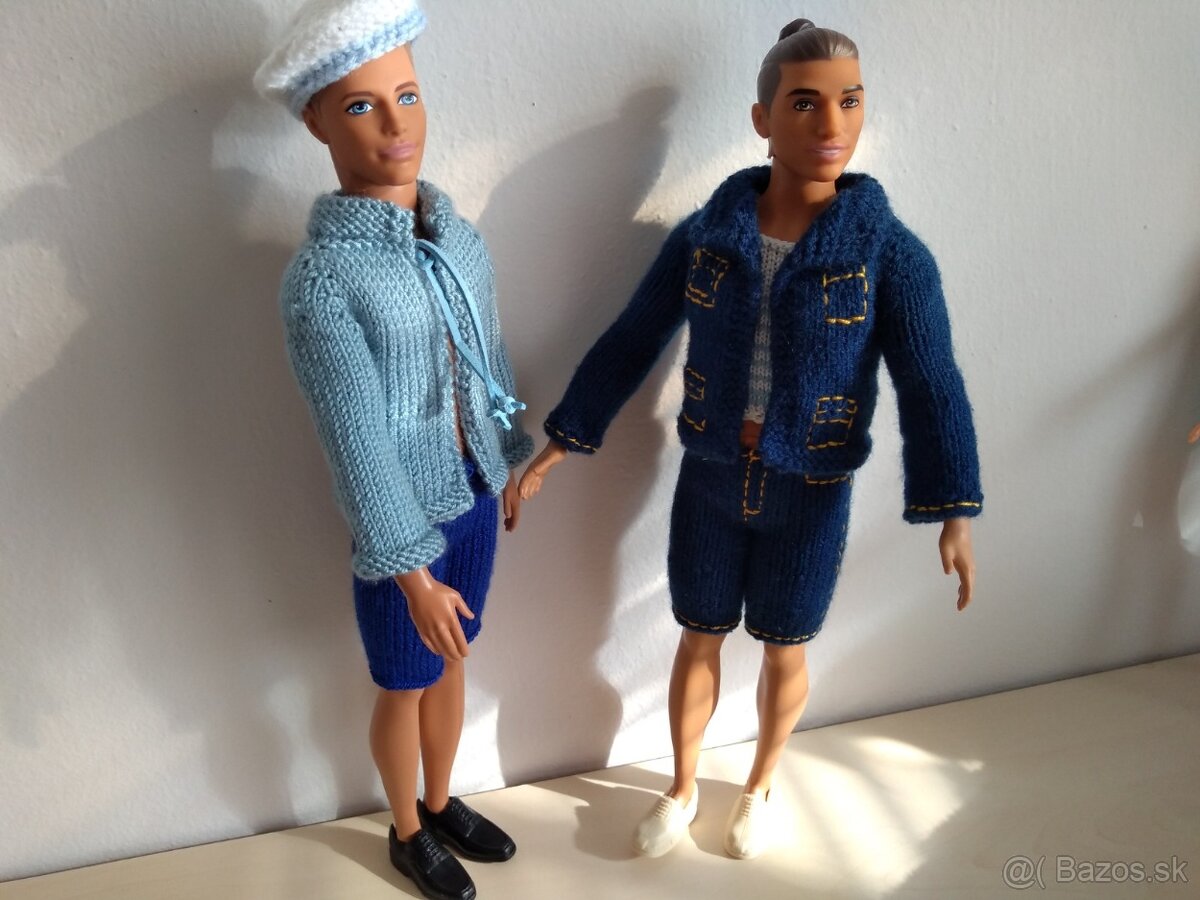 Veľryba slimák delfín tričko pre bábiku Ken barbie bermudy - 6