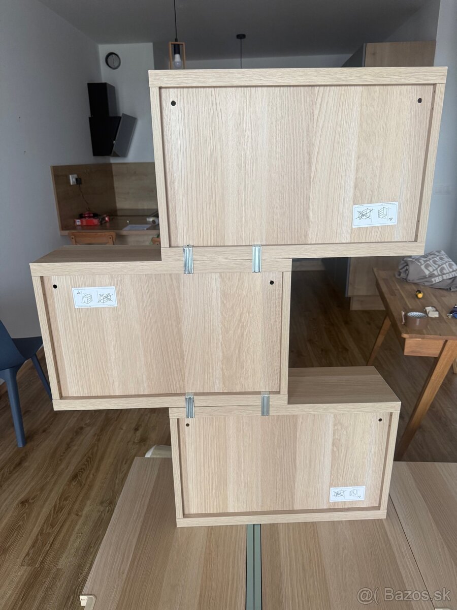 IKEA BESTÅ – rôzne skrinky a police (olivová/bledošedá) - 6