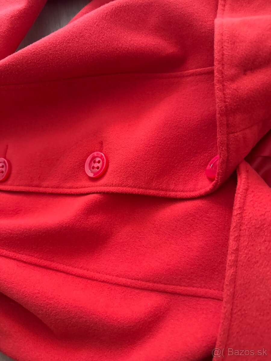 Červený zimný kabát F&F - 6