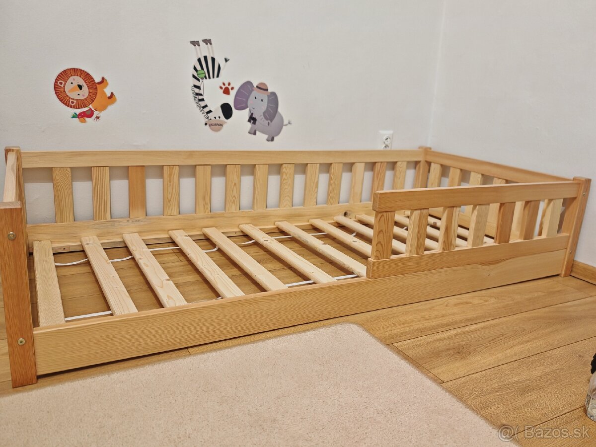Detská nízka posteľ s matracom 180x80 - 6