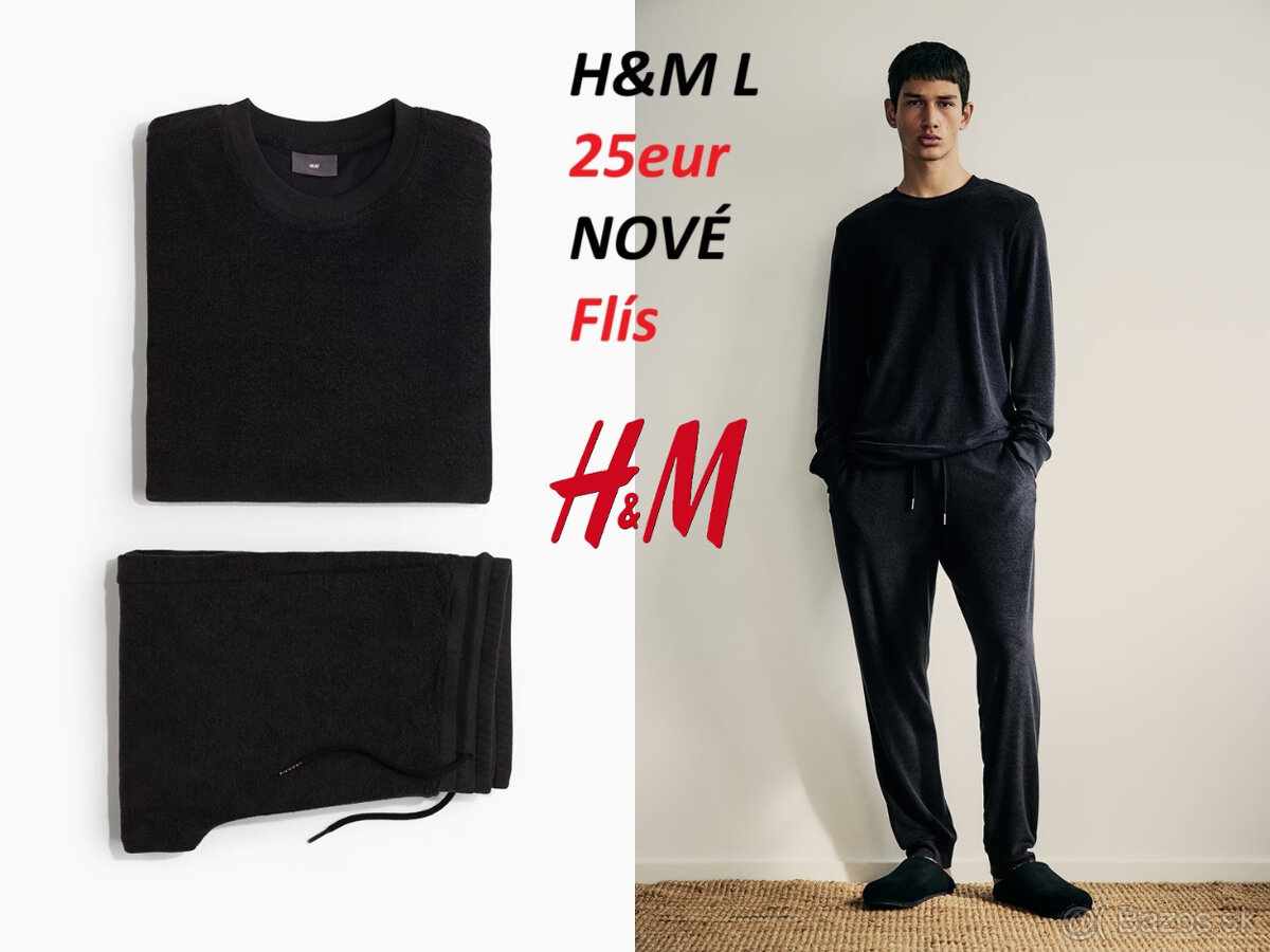 Pyžamo (Tričko + Nohavice) HM, Mikina s Bočnými prúžkami HM - 6