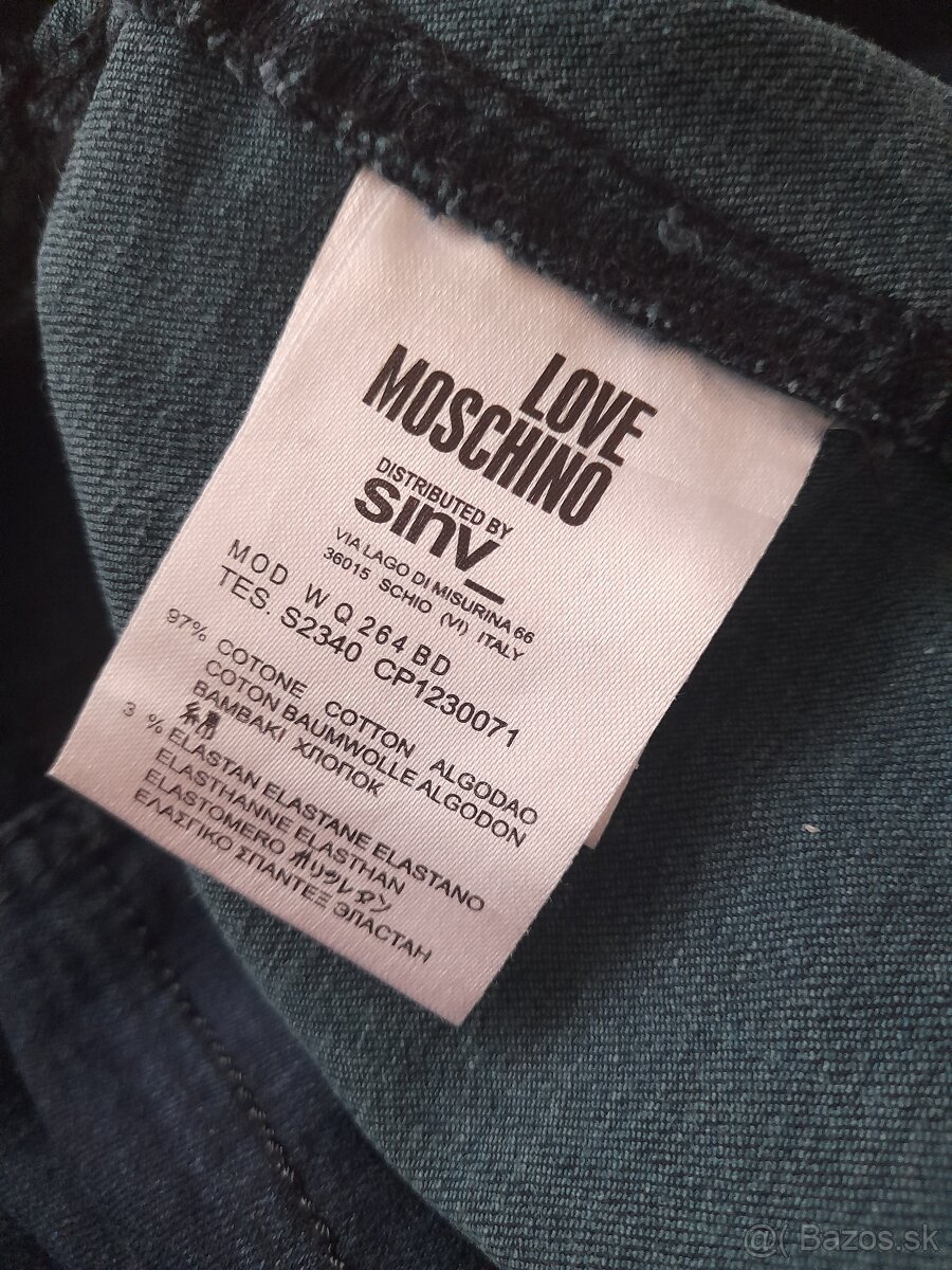 Riflové šaty MOSCHINO č.S - 6