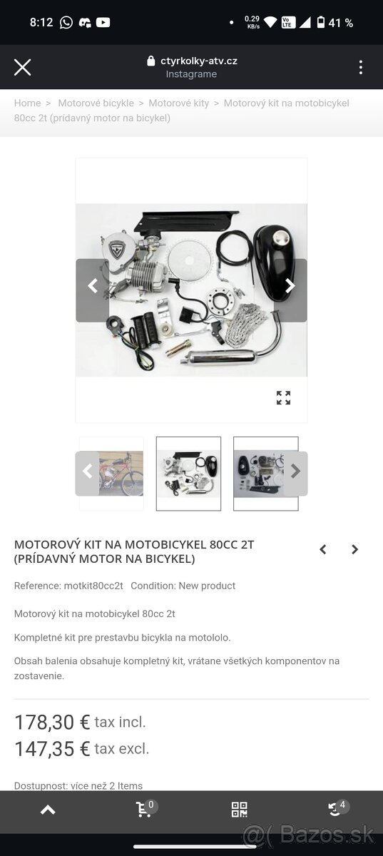 Motorový kit 80cc - 6