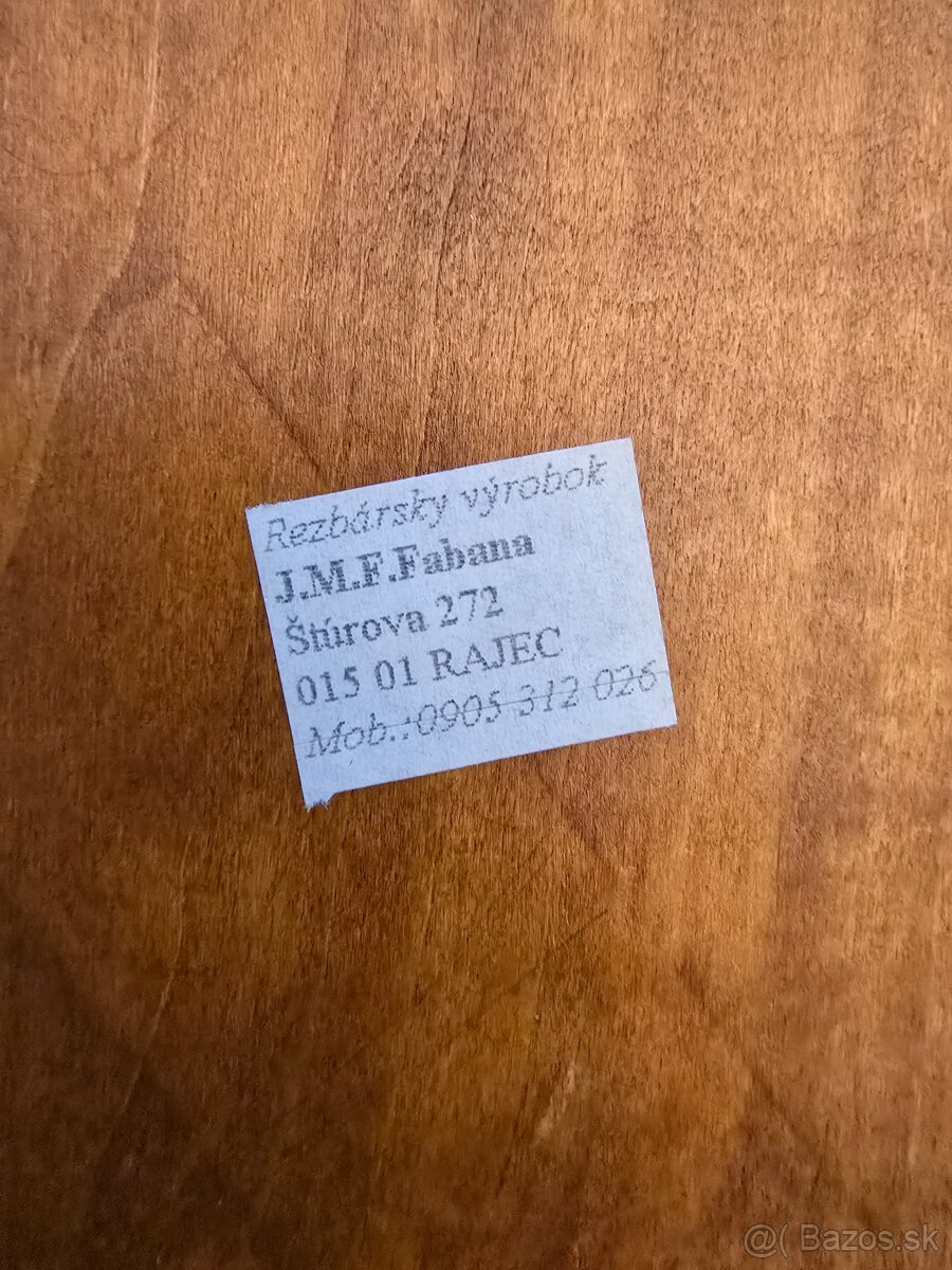 Drevená socha pastier a dievča - 6