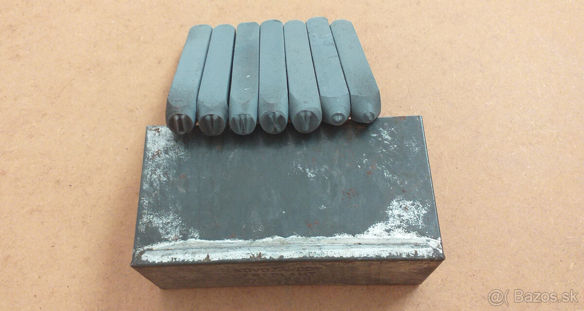 Raznice do kovu - písmená 7 mm - 6