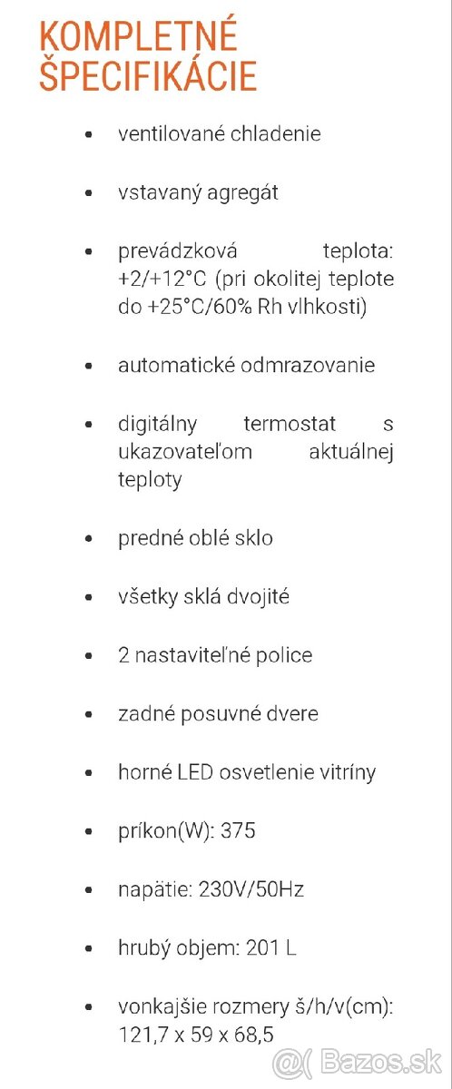 Chladiaca vitrína - 6