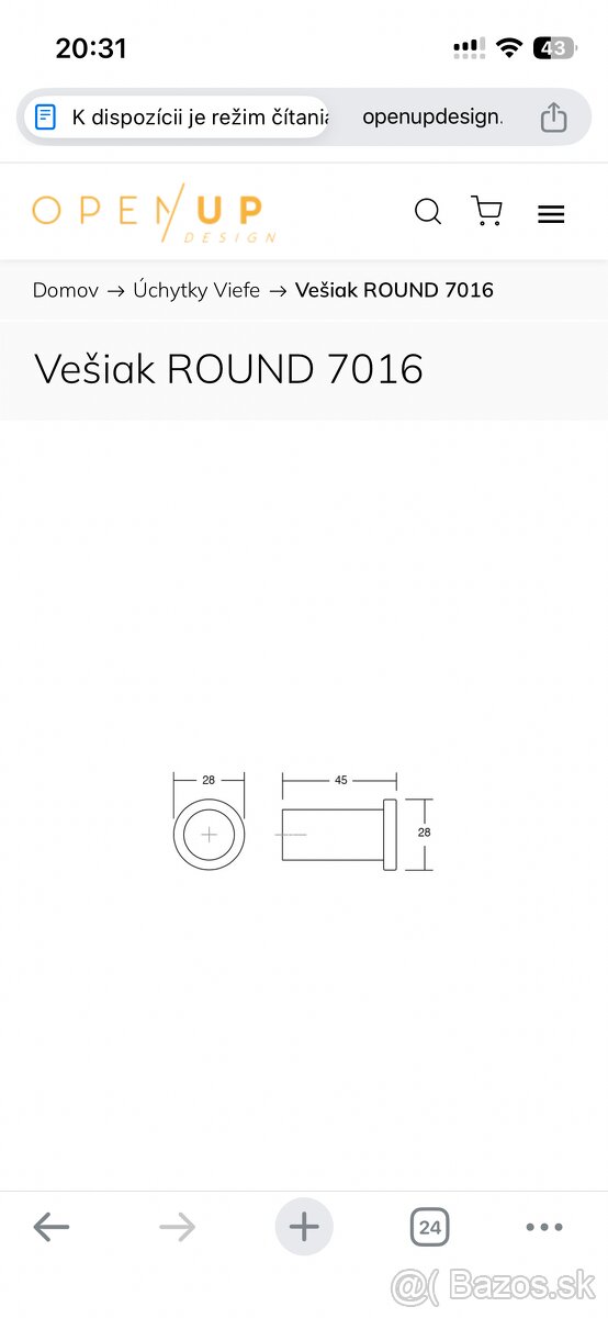 Viefe vesiak orbit 7007 a round 7016 - 6