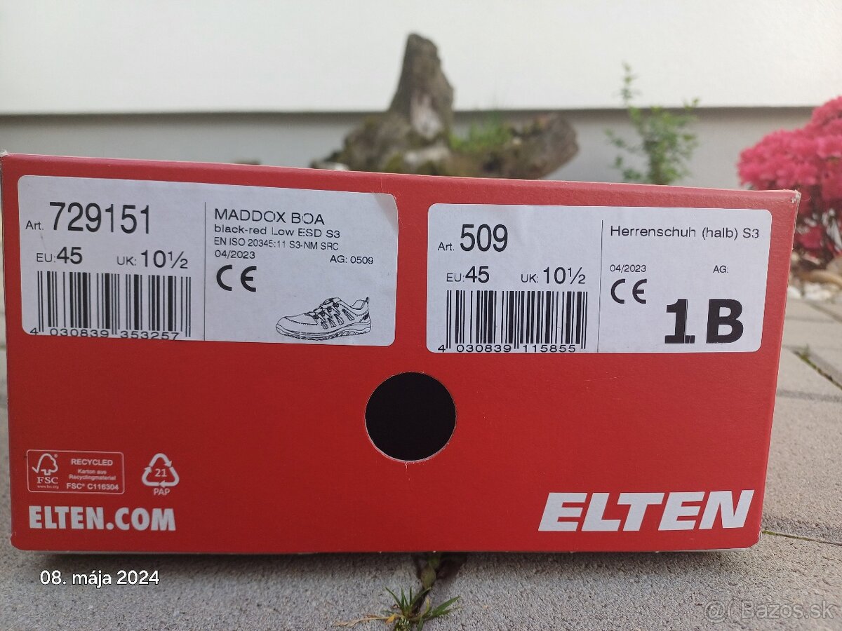Pracovne topanky ELTEN MADDOX BOA EU45 - 6