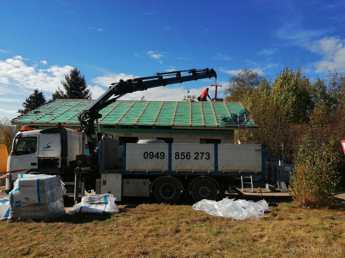 Autodoprava s hydraulickou rukou - 6