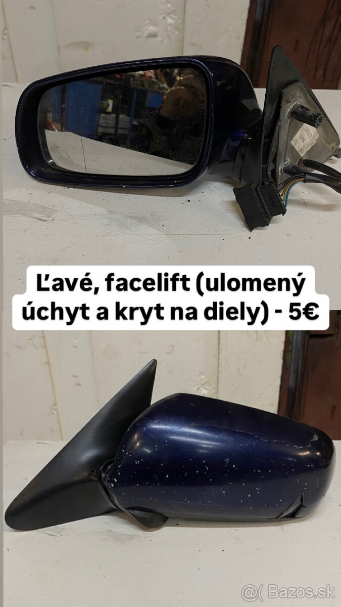 Octavia 1 facelift/ pred facelift spätné zrkadlá - 6