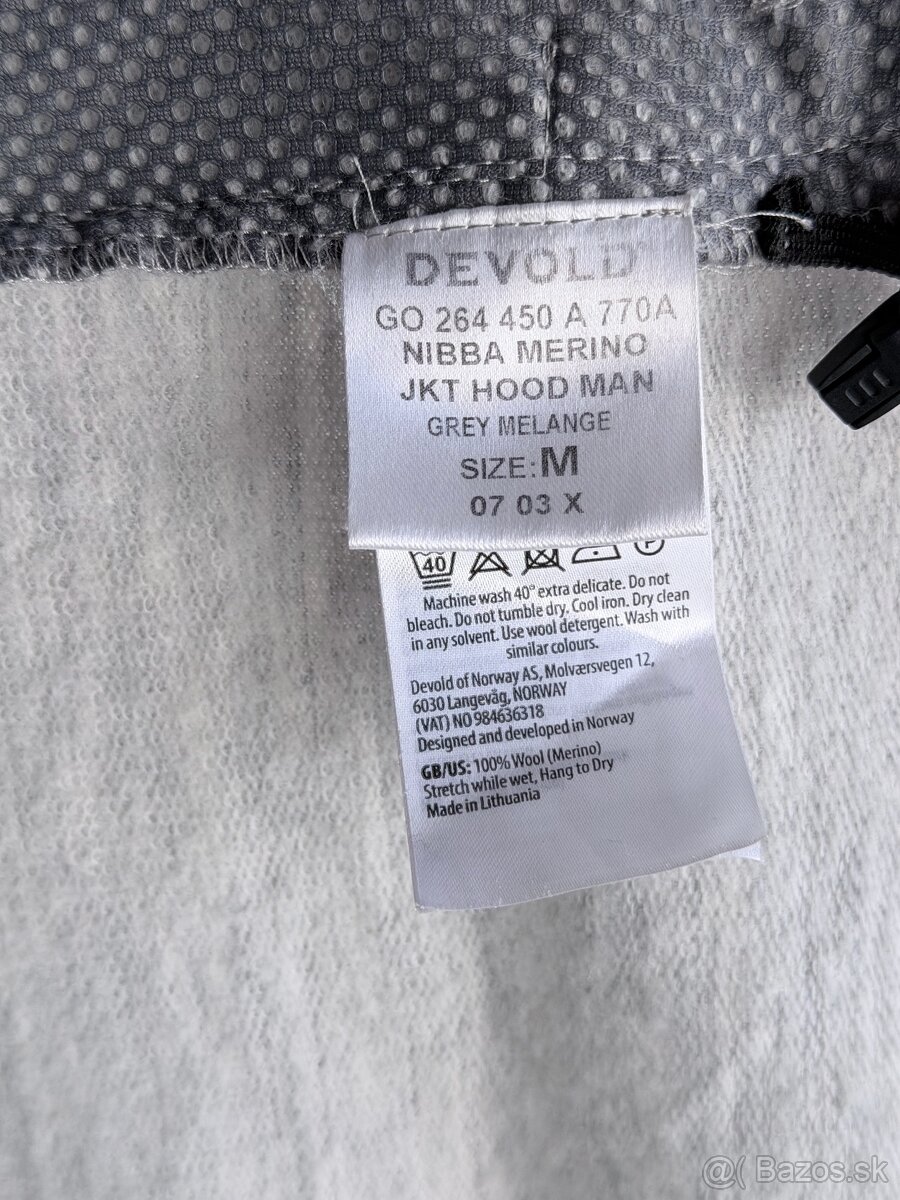 Merino mikina Devold Nibba Merino Jacket Man - 6