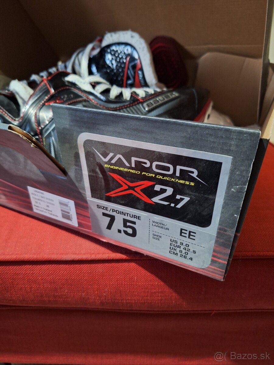 Predám korčule Bauer Vapor X2.7 SR - 6
