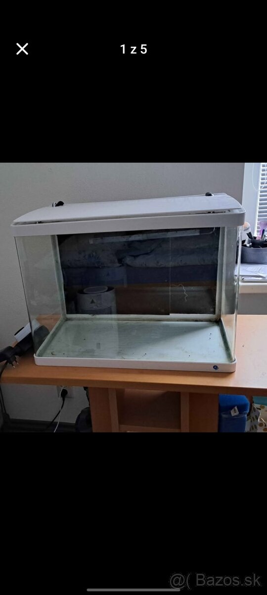 Predám 80 litrové akvarium + filter - 6