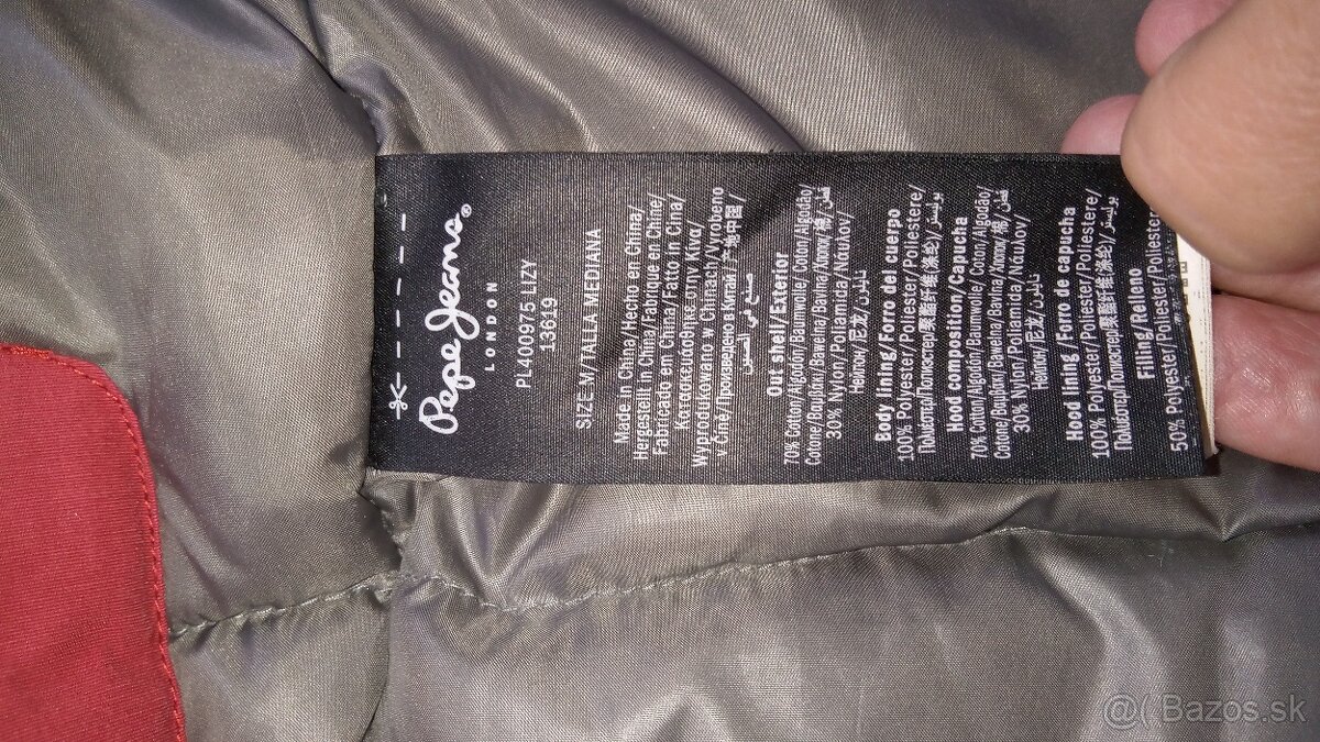 Original damska vyrazna bunda Peppe Jeans,velkost M - 6