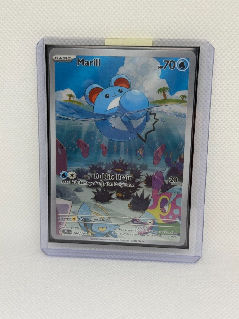 Pokémon karta Marill 204/193 – Paldea Evolved – IR - EX - 6