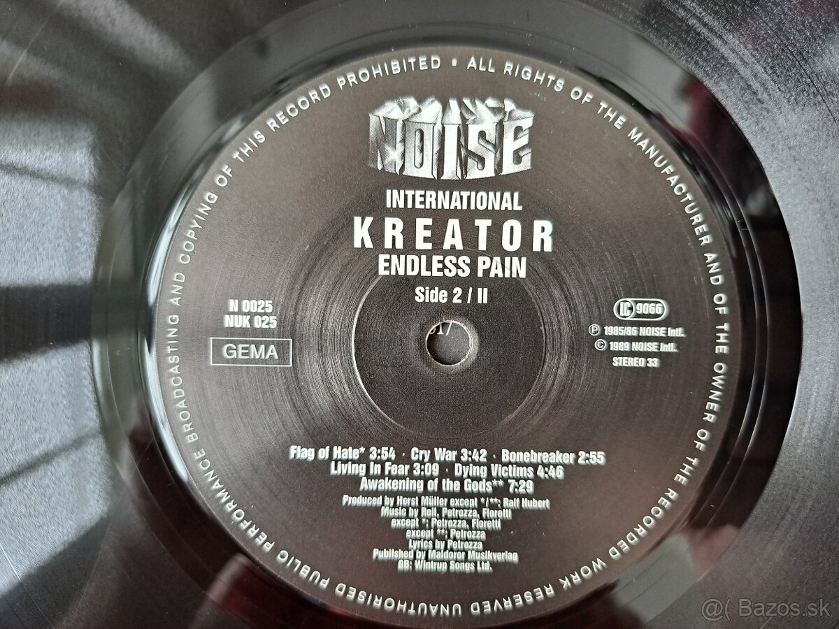 Lp KREATOR - Endless Pain. - 6