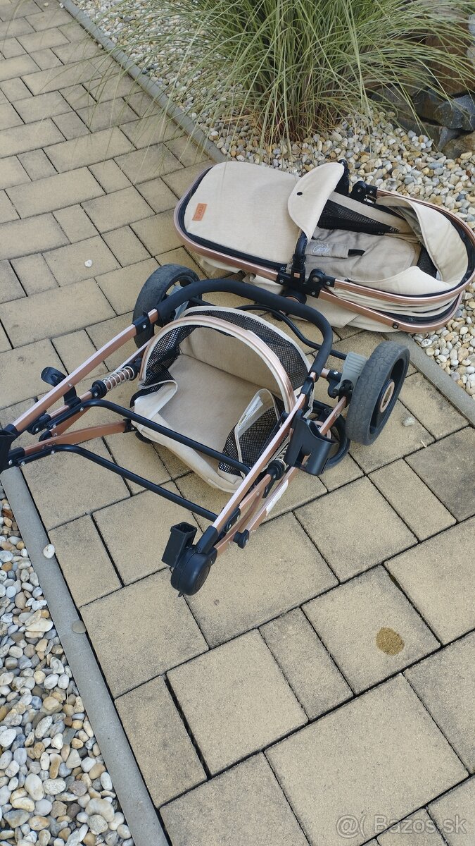Predám detský kočík Moni Ciara 2 v 1 - 6