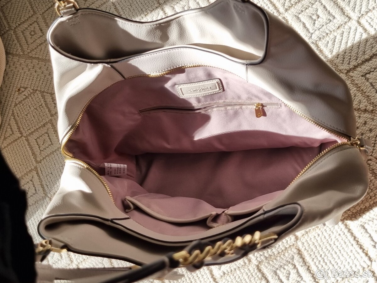 Bezova kabelka zn. Samsonite - 6