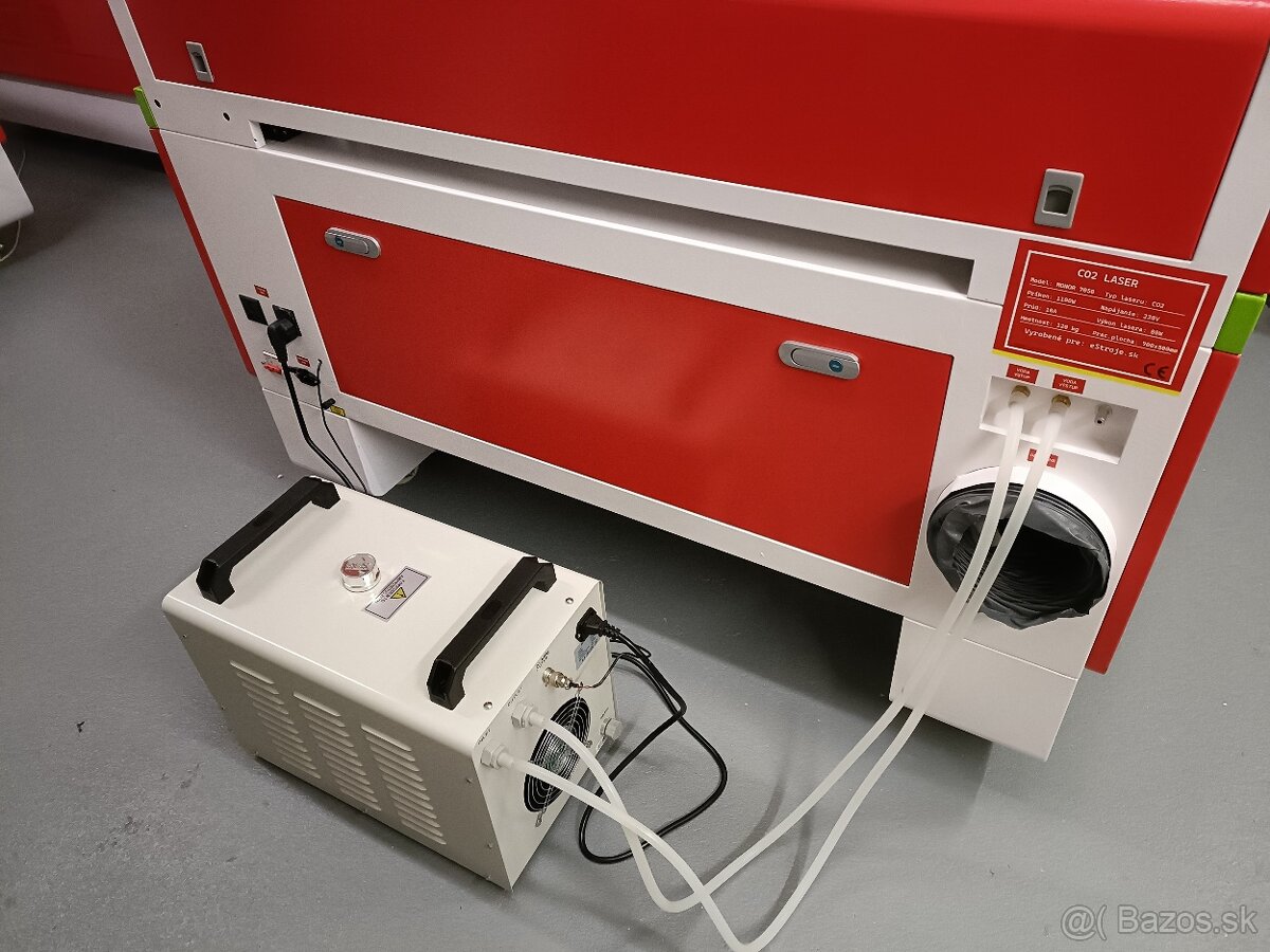 Novy CO2 laser 80W plocha 700x500mm, gravírka, skladom - 6
