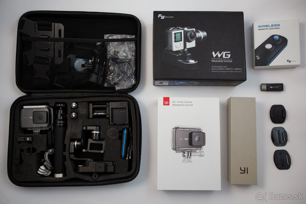 akčná kamera YI 4K+, + veľa príslušenstva - 6