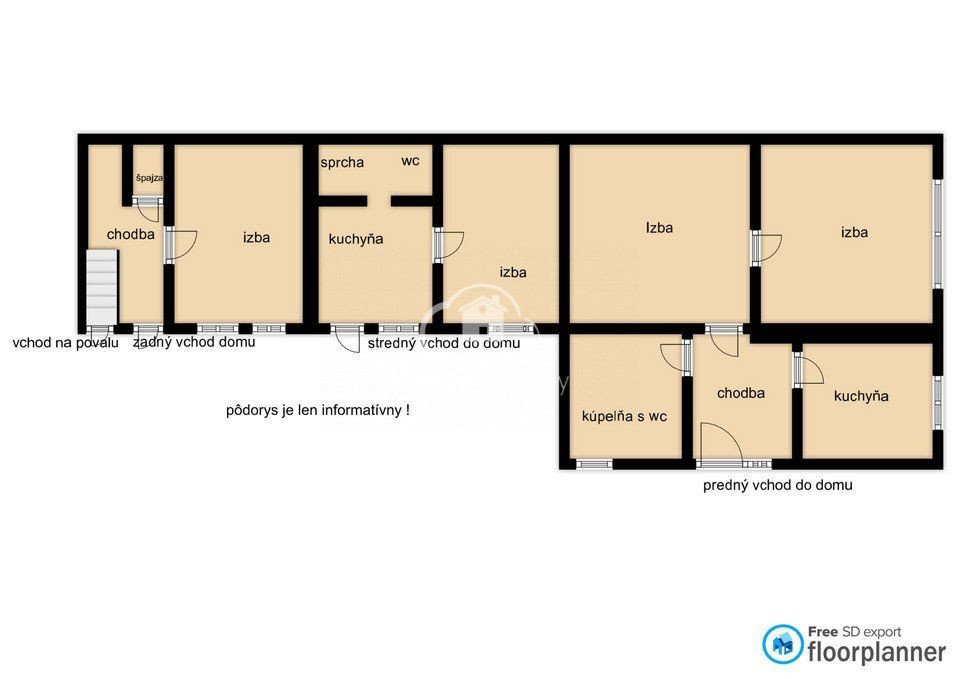 Pozemok 1715 m2 na stavbu domu v obci Tvrdošovce so starším - 6
