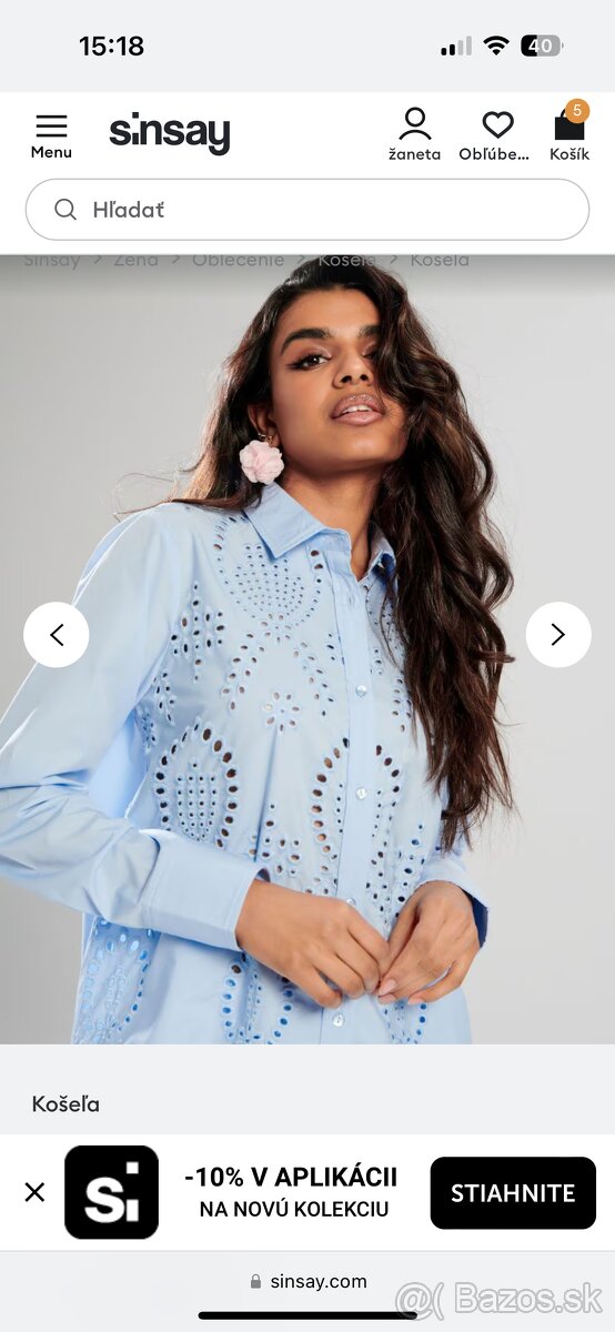 Košeľa čipkovana XXL - 6