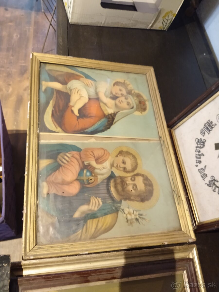 Soubor svatých obrazů / obrázků , plakátů - 6