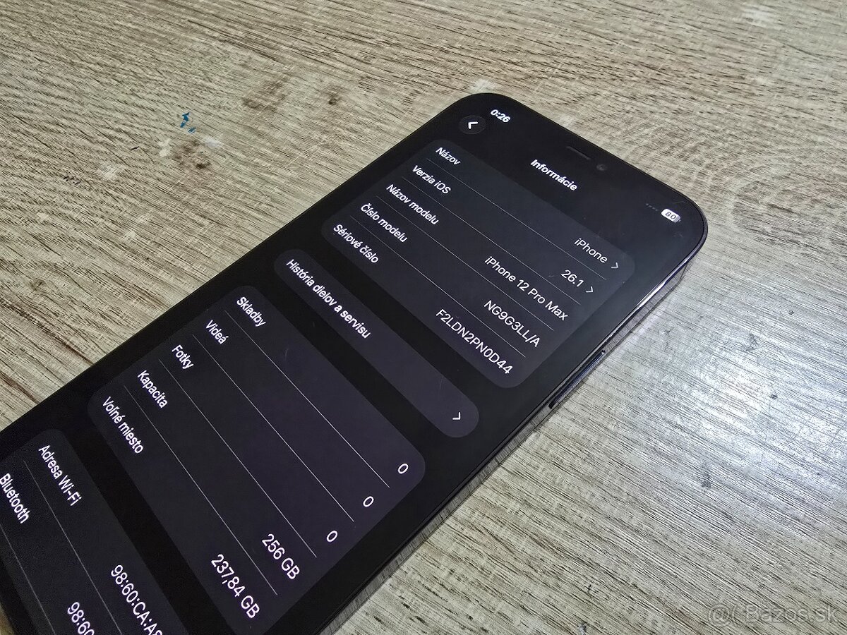 Iphone 12 pro max 256gb s novou bateriou v super stave ma le - 6