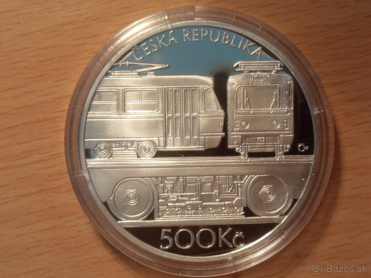 Električka T3 500 Kč 2024 – BK + PROOF – Investičné striebro - 6