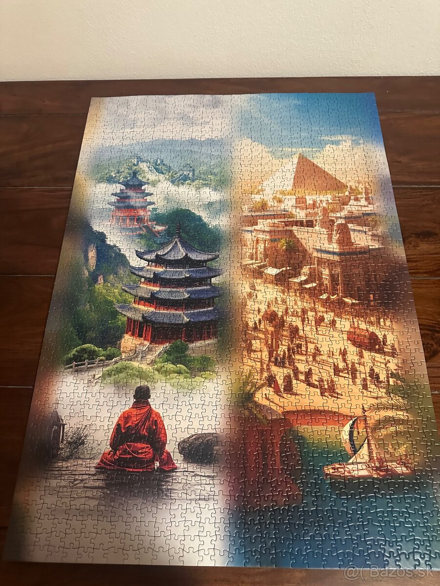 Predam puzzle trefl 21000ks poskladane - 6