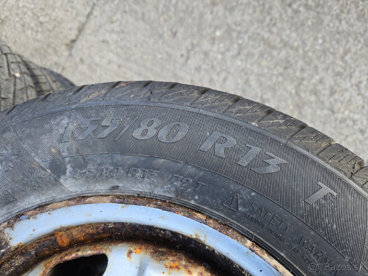 4x zimné pneu 155/80r13 - 6