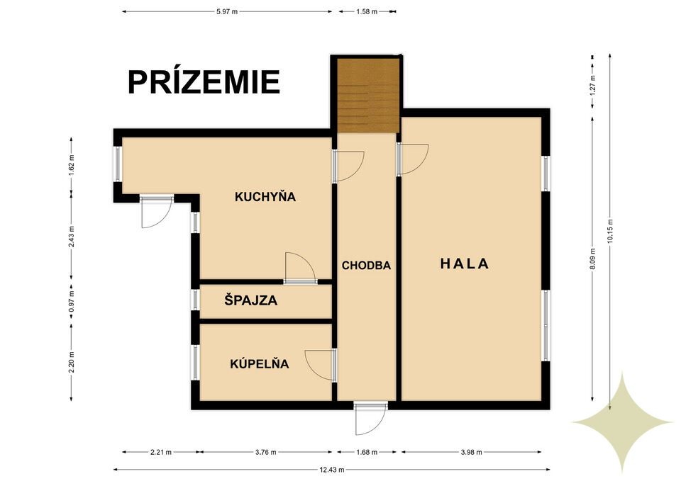 Priestranný rodinný dom s dvomi kúpeľňami a ovocným sadom v - 6