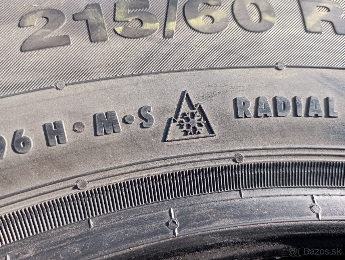 215/60/17 Continental zimné pneu 4ks - 6