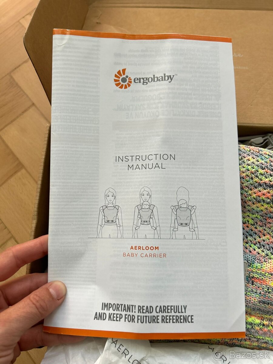 Nosič Ergobaby Aerloom – Abalone - 6