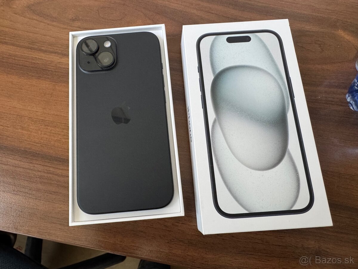iPhone 15 TOP STAV, 128gb Black - 6