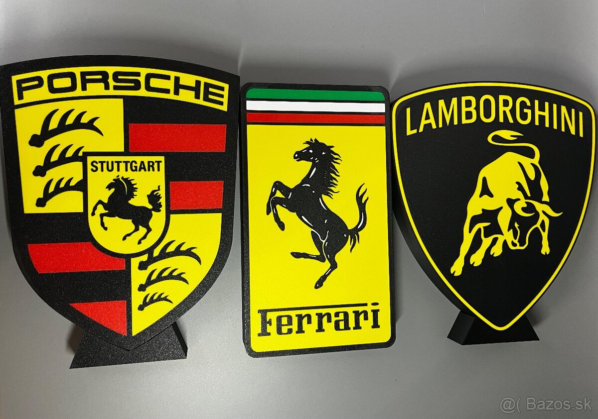 Lamborgini LED logo lampa - 6